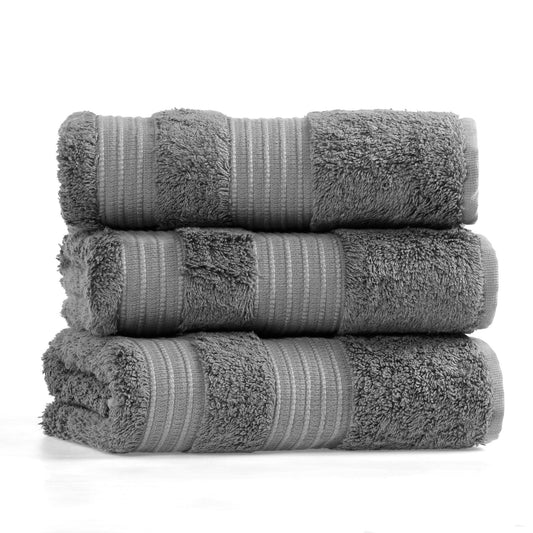Håndklæde - London Bath - Mørkegrå
