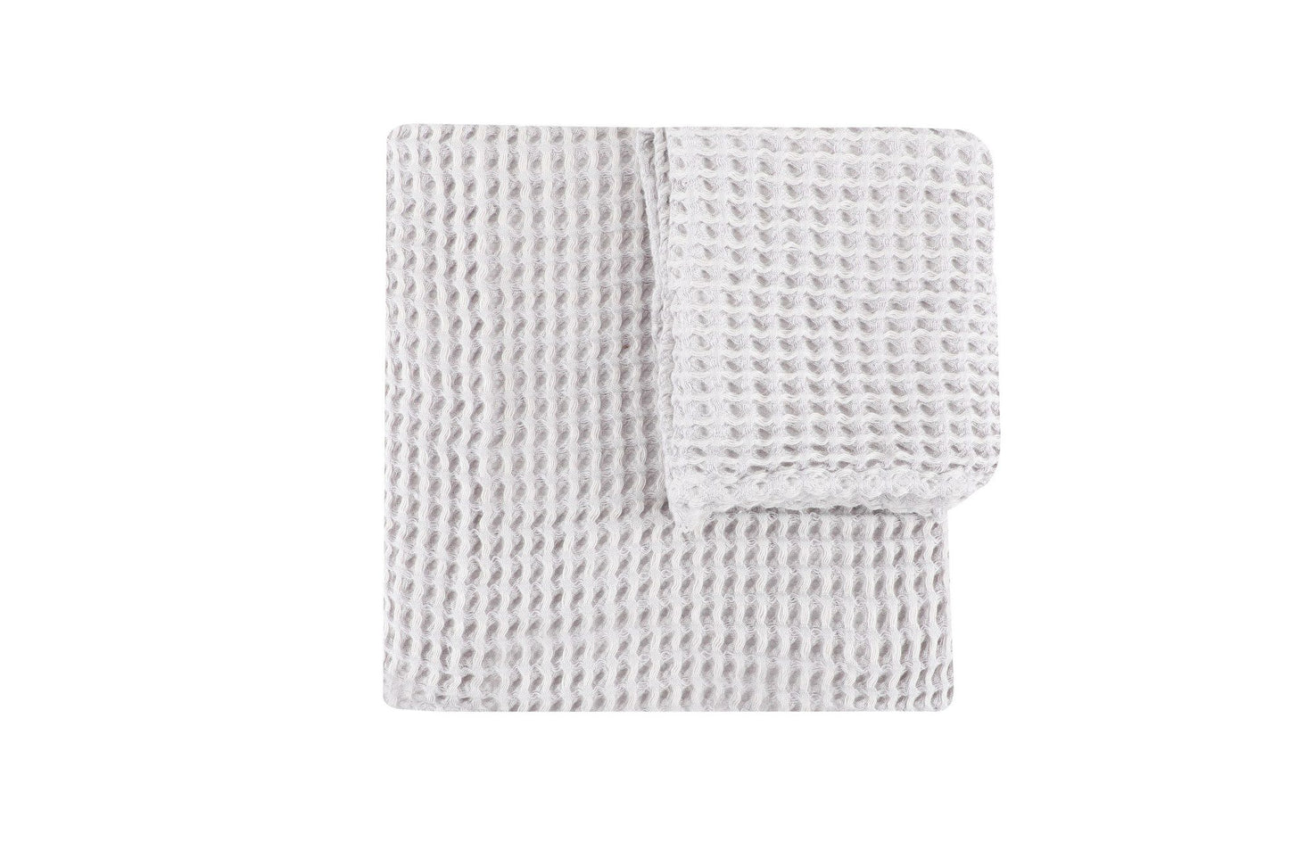 Håndklædesæt - Waffle - Light Grey, Modal