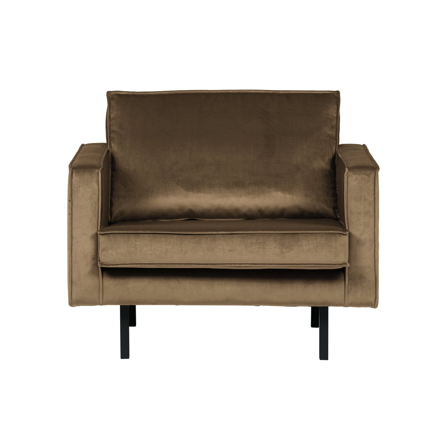 BEPUREHOME | Rodeo - Sessel, Velour Taupe