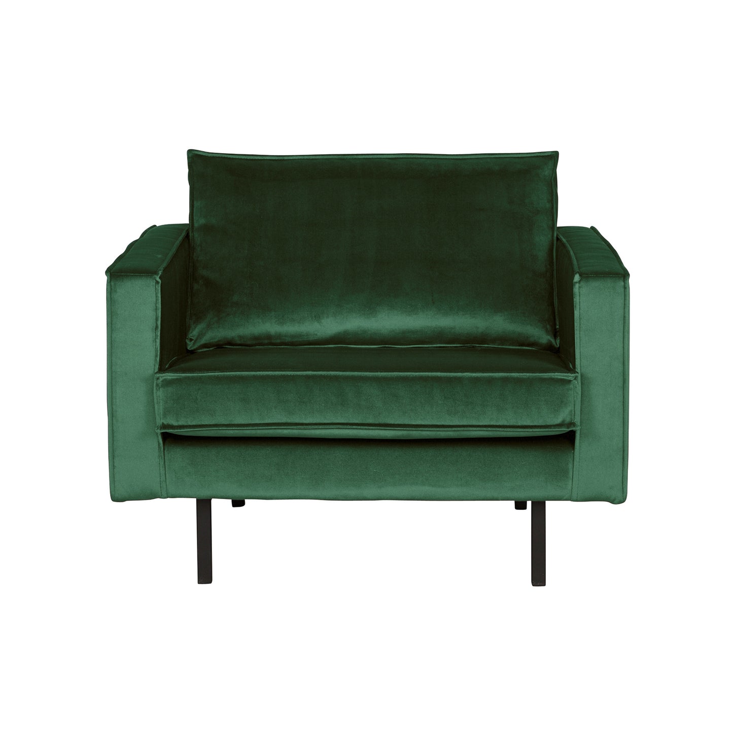BEPUREHOME | Rodeo - Sessel, Velours Green Forest