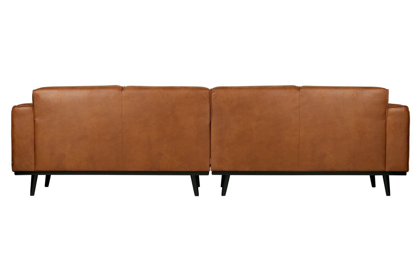 BEPUREHOME | Statement - 4-Personen-Sofa, 280 cm Cognac