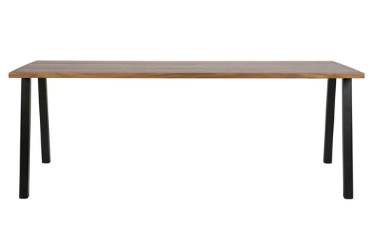 WOOOD Exklusiv | James - Esstisch, Holz mit A-Bein Metall 200x90