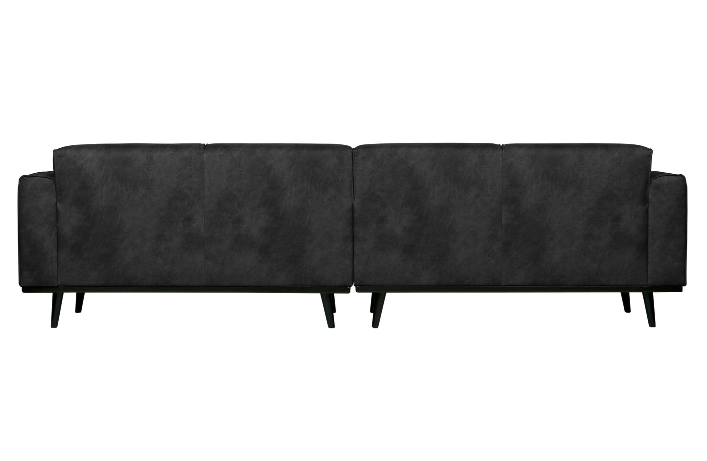 BEPUREHOME | Statement - 4-Personen-Sofa, 280 cm Suedine Black