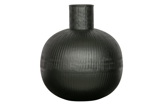 WOOOD Exklusiv | Pixie - Vase, Metall Schwarz
