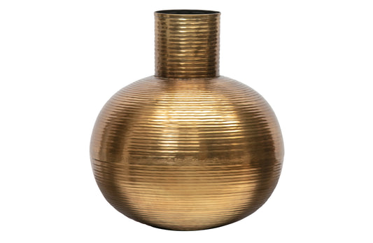 WOOOD Exklusiv | Pixie - Vase, Metall Antik Messing