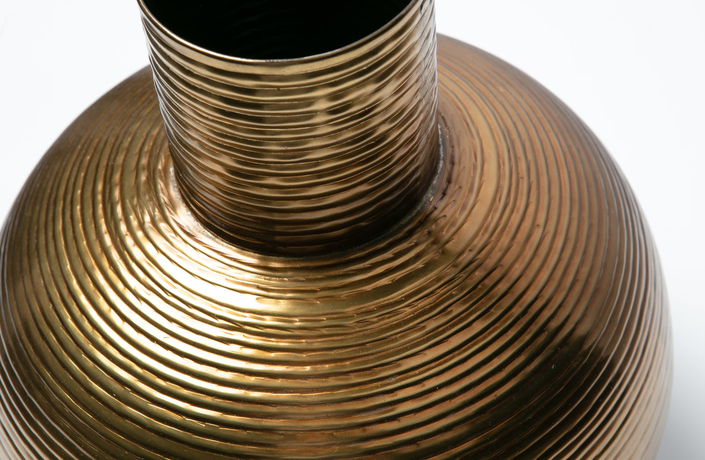 WOOOD Exklusiv | Pixie - Vase, Metall Antik Messing