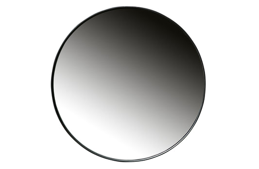HOLZ | Doutzen Round - Spiegel, Metall Schwarz Ø80cm