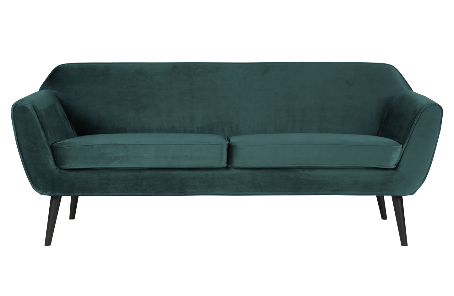 HOLZ | Rocco - Sofa 187 cm Velours, Blaugrün
