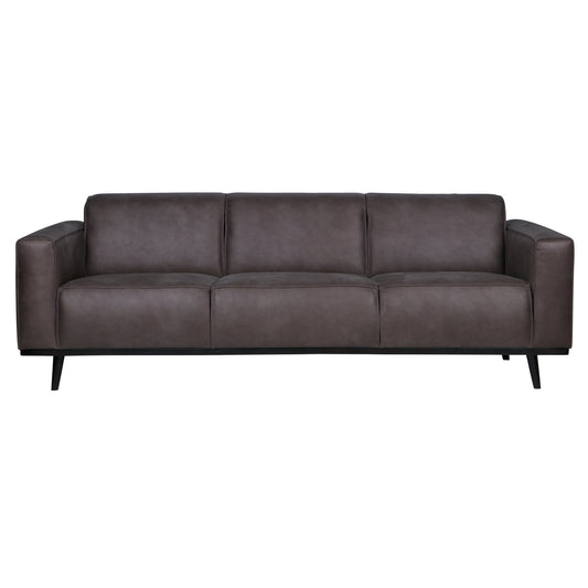 BEPUREHOME | Statement - 3-Personen-Sofa, 230 cm Grau