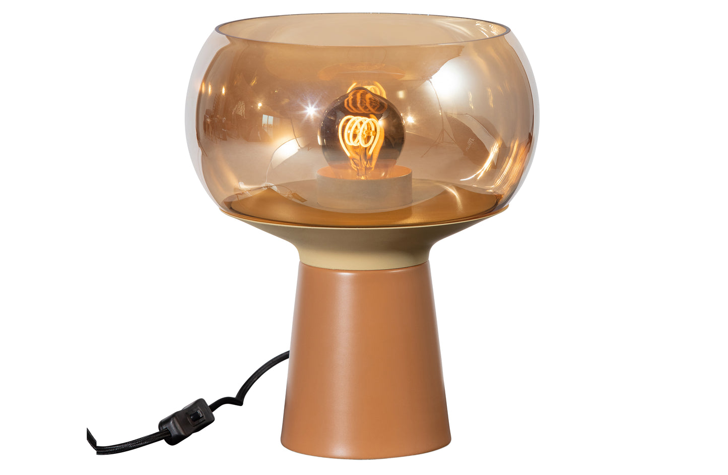 BEPUREHOME | Mushroom - Tischlampe, Sirup 28xØ24cm