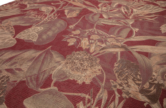 BEPUREHOME | Blumenstrauß - Teppich, Kastanie 155x230cm