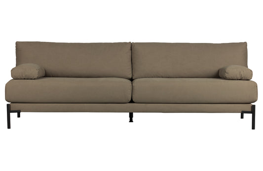 die vtwon | Sleeve - 3-Personen-Sofa, Canvas Braun/Grün