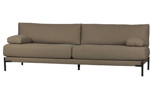 die vtwon | Sleeve - 3-Personen-Sofa, Canvas Braun/Grün