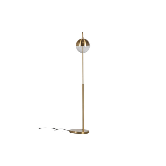 BEPUREHOME | Kugelförmige Stehlampe Metall Antik Messing