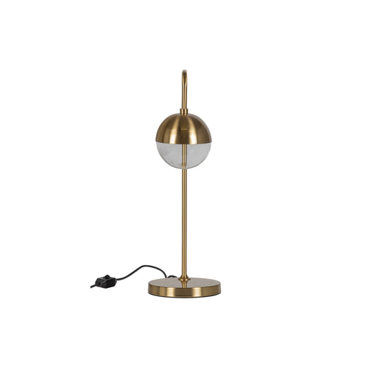 BEPUREHOME | Kugelförmig - Tischlampe, Metall Antikmessing