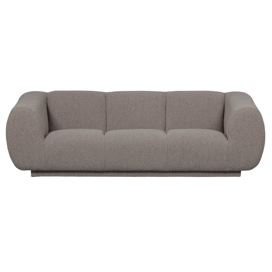 BEPUREHOME | Woolly - 3-Sitzer-Sofa, Natural Mix