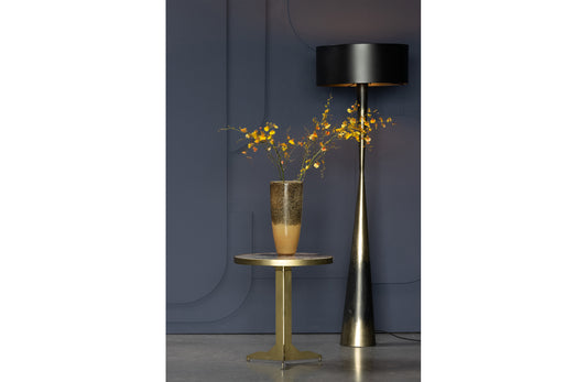 BEPUREHOME | Getaucht - Vase, Glas Schwarzgold