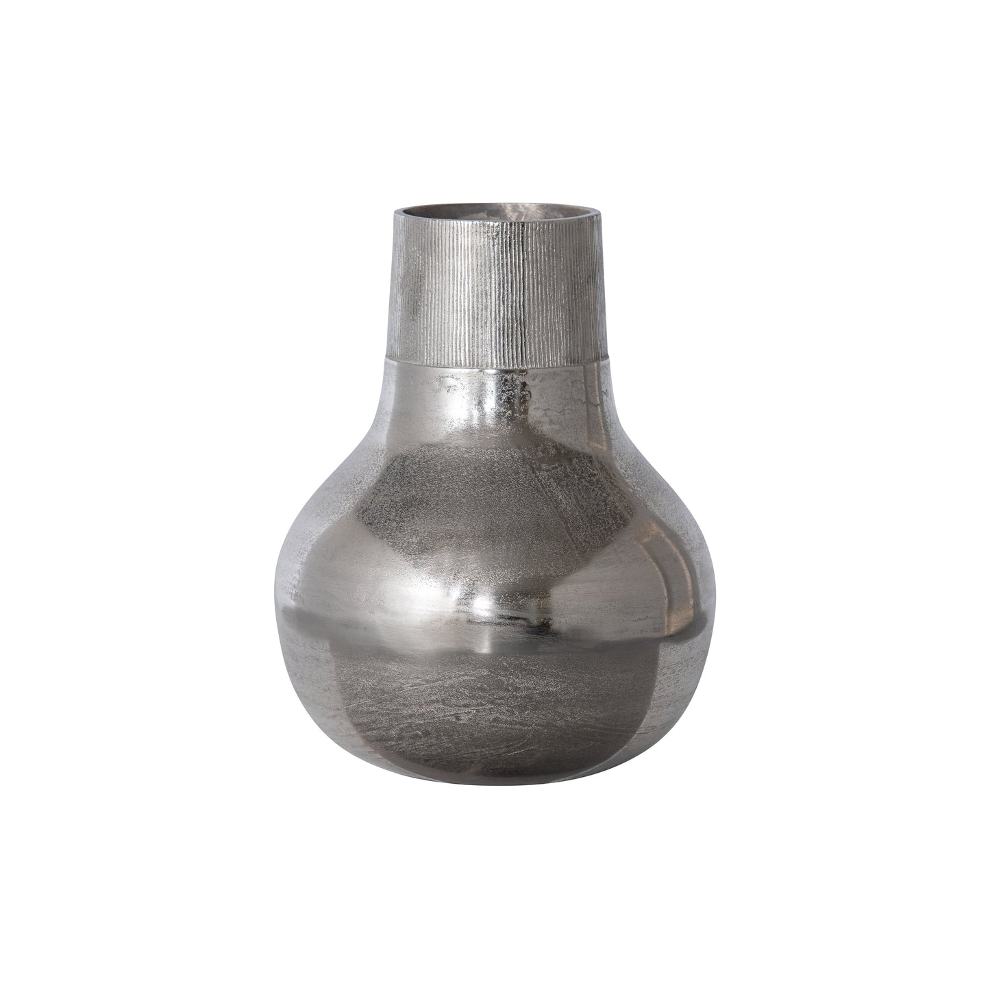 BEPUREHOME | Metal Xl - Vase, Metall Silber
