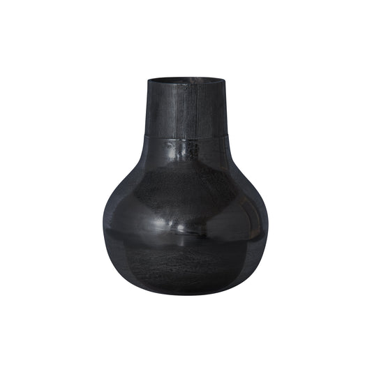 BEPUREHOME | Metal Xl - Vase, Metall Schwarz