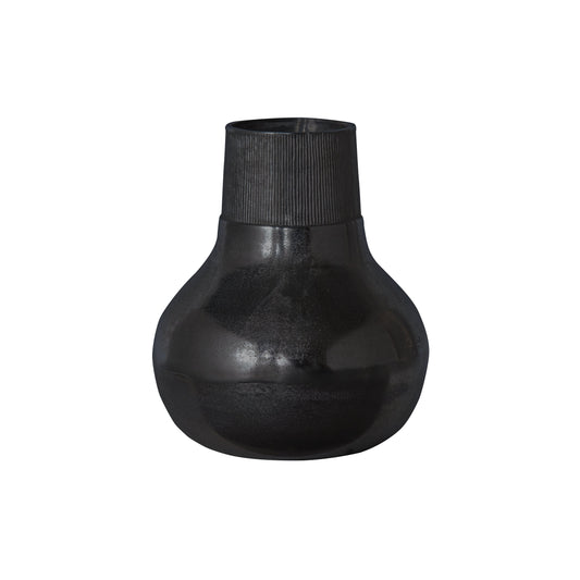 BEPUREHOME | Metal L - Vase, Metall schwarz