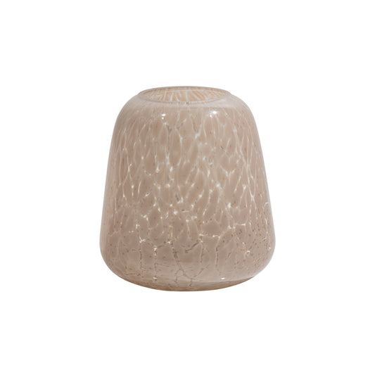 BEPUREHOME | Summer Handmade - Vase, 21cm Glas Beige