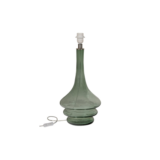 BEPUREHOME | Straw - Tischlampe, Body Glass Olive