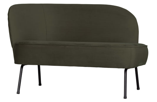 BEPUREHOME | Vogue Lounge - Sessel, links, Velours Onyx