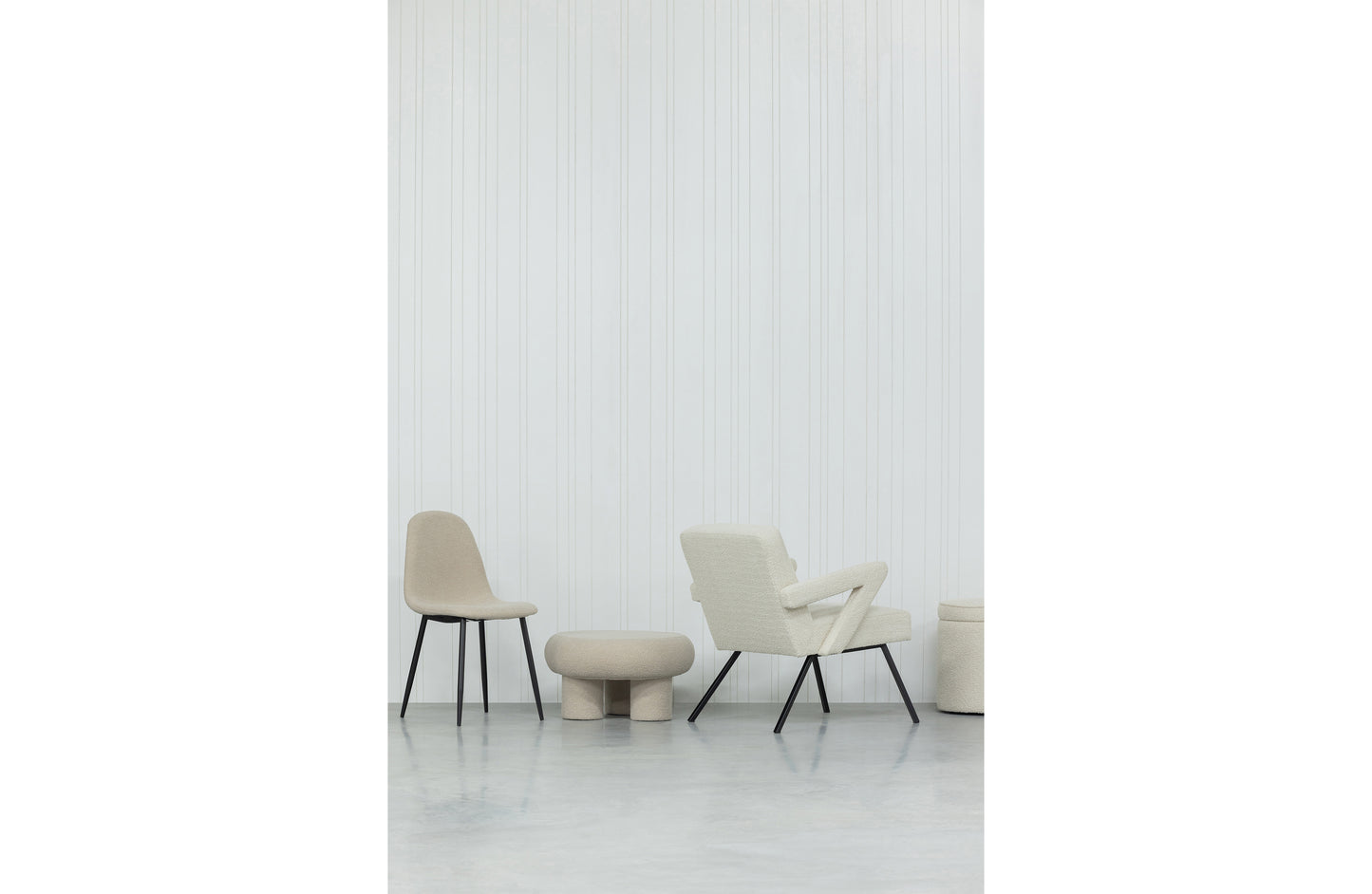HOLZ | 2er-Set - Marije Dining - Chair, Teddy Taupe