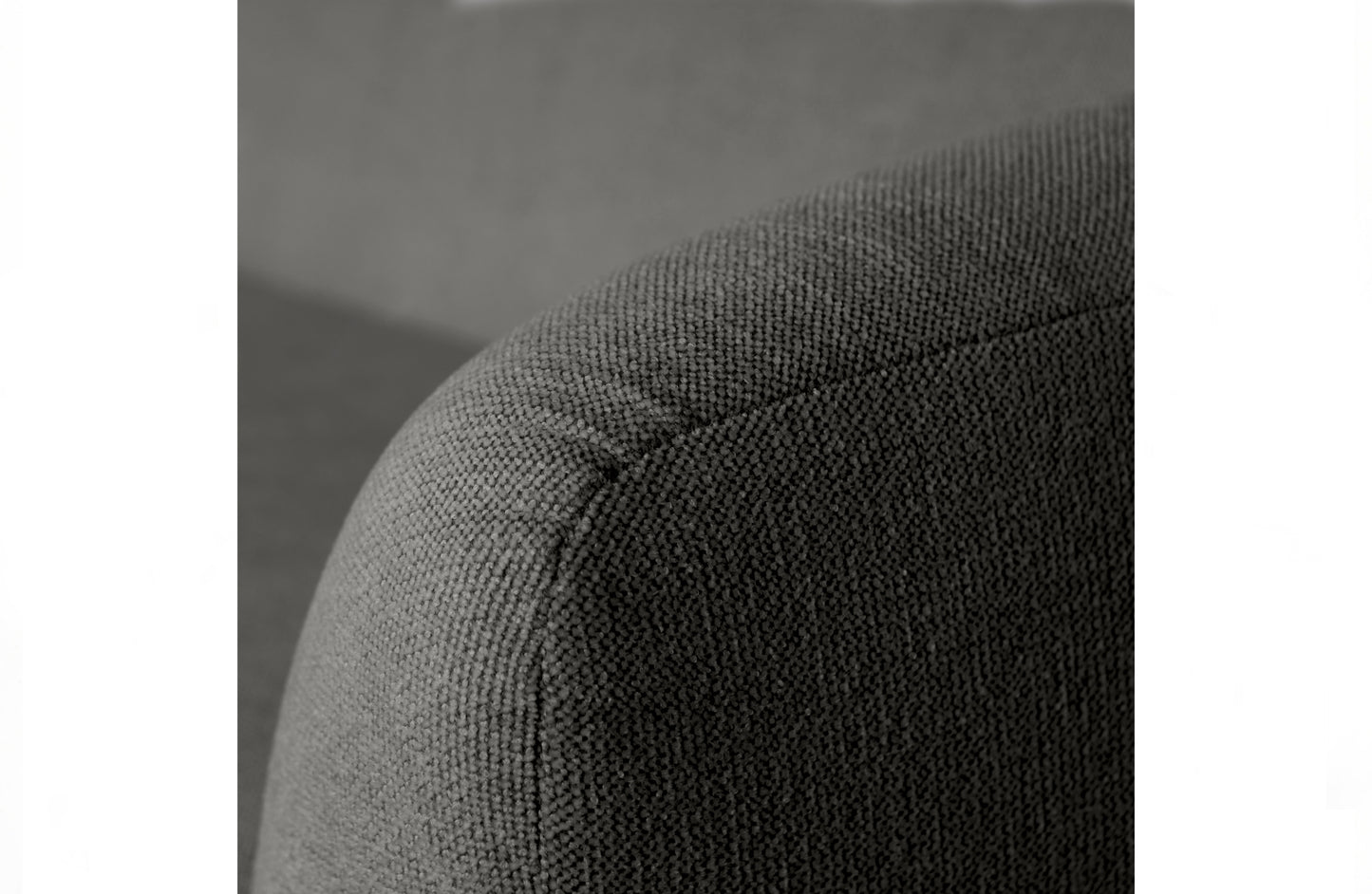 Sloping - 3 personers sofa, Grå/sort Melange