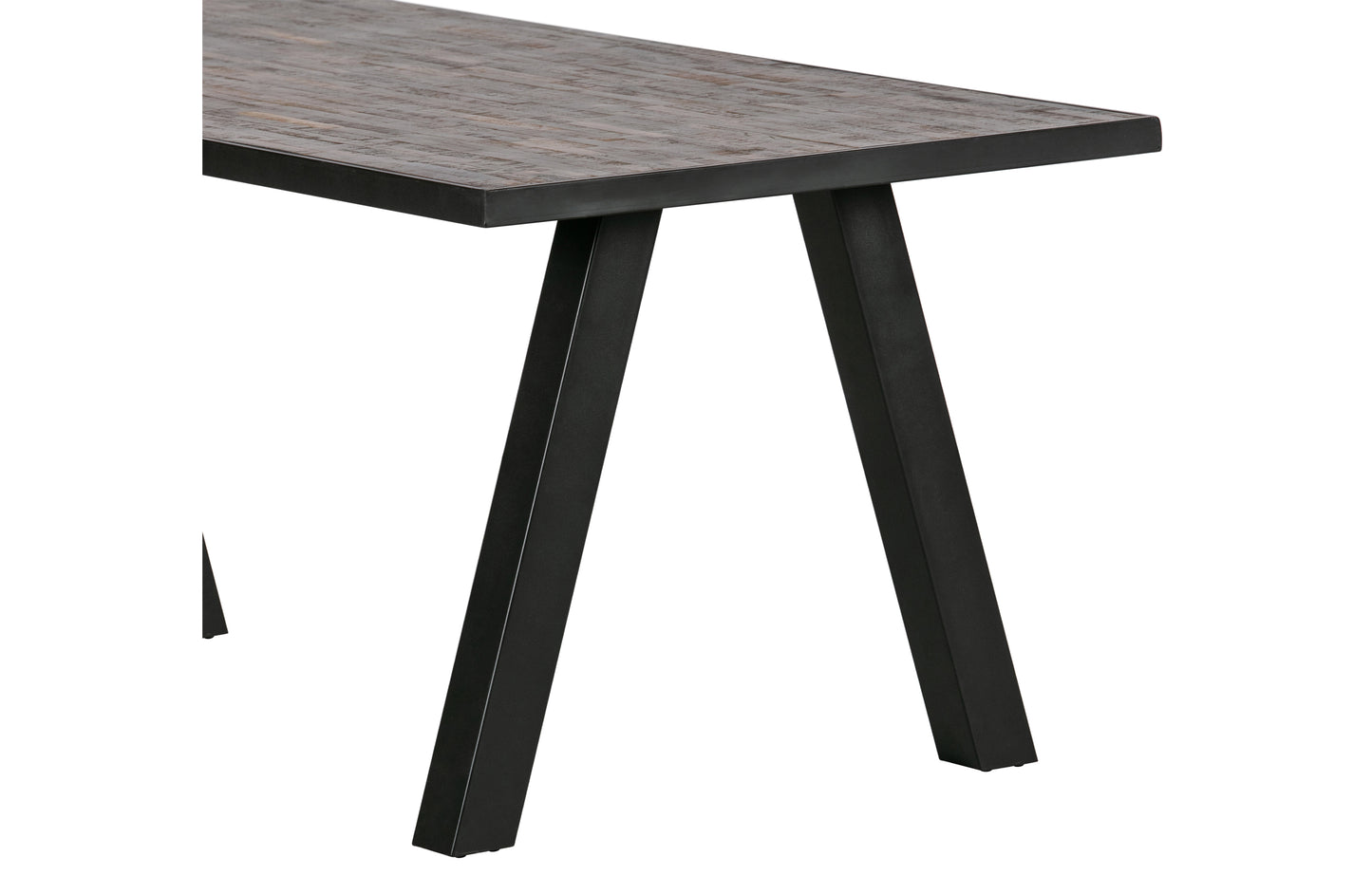 Combi-tablo: Table Teak/metal 180x90 & Utrecht Leg Kd