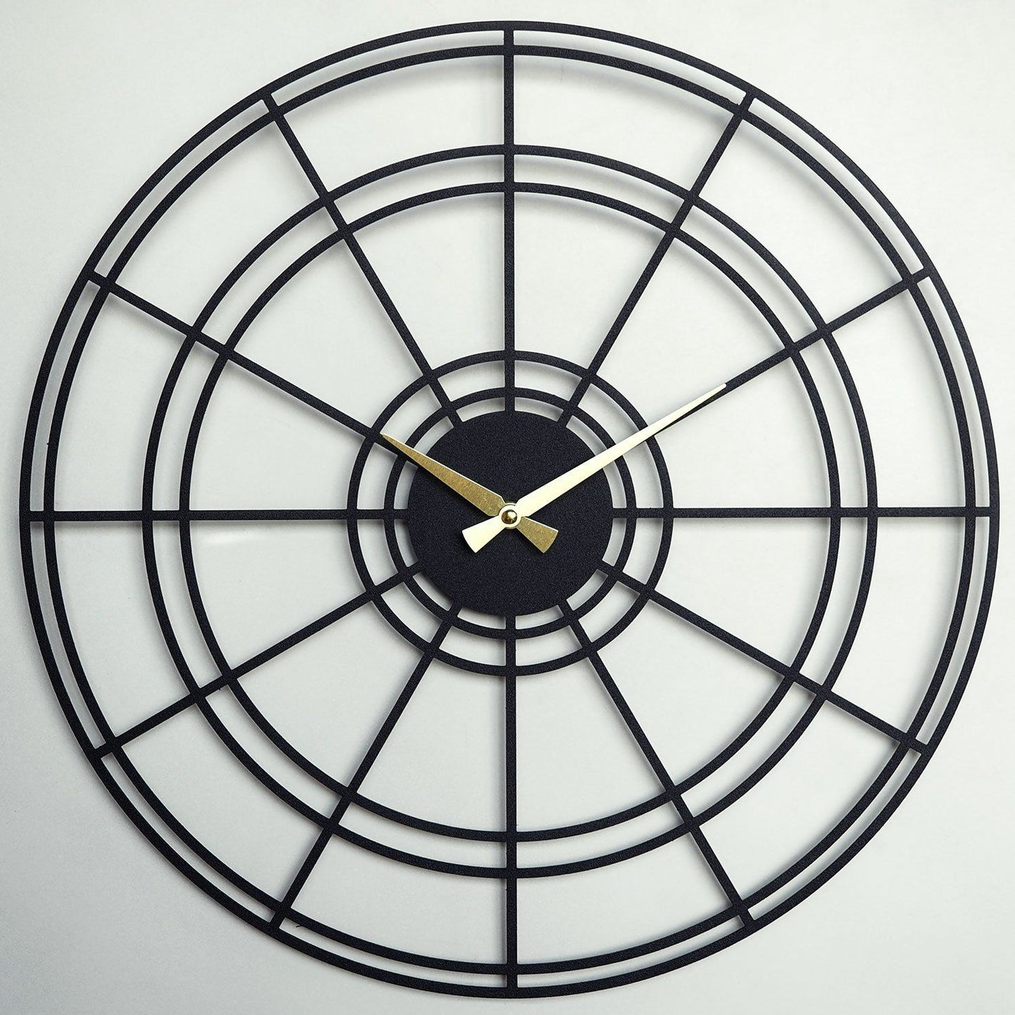 Chronometri metal vægur - APS026 - Dekorativt metal vægur