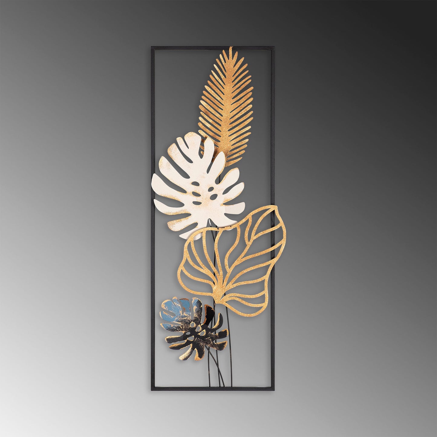 Palmeblade - dekorativt metalvægtilbehør