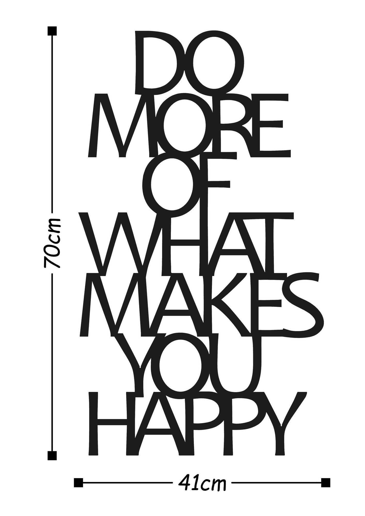 TAKK Do More Of What Makes You Happy - NordlyHome.dk