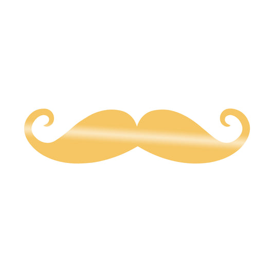 TAKK Mustache Metal Decor - Gold - NordlyHome.dk