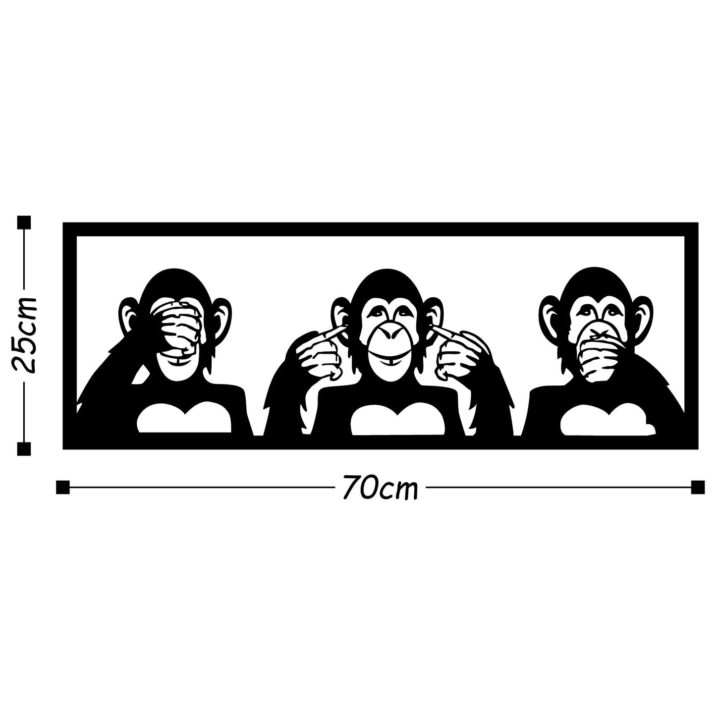 TAKK Three Monkeys - M - NordlyHome.dk