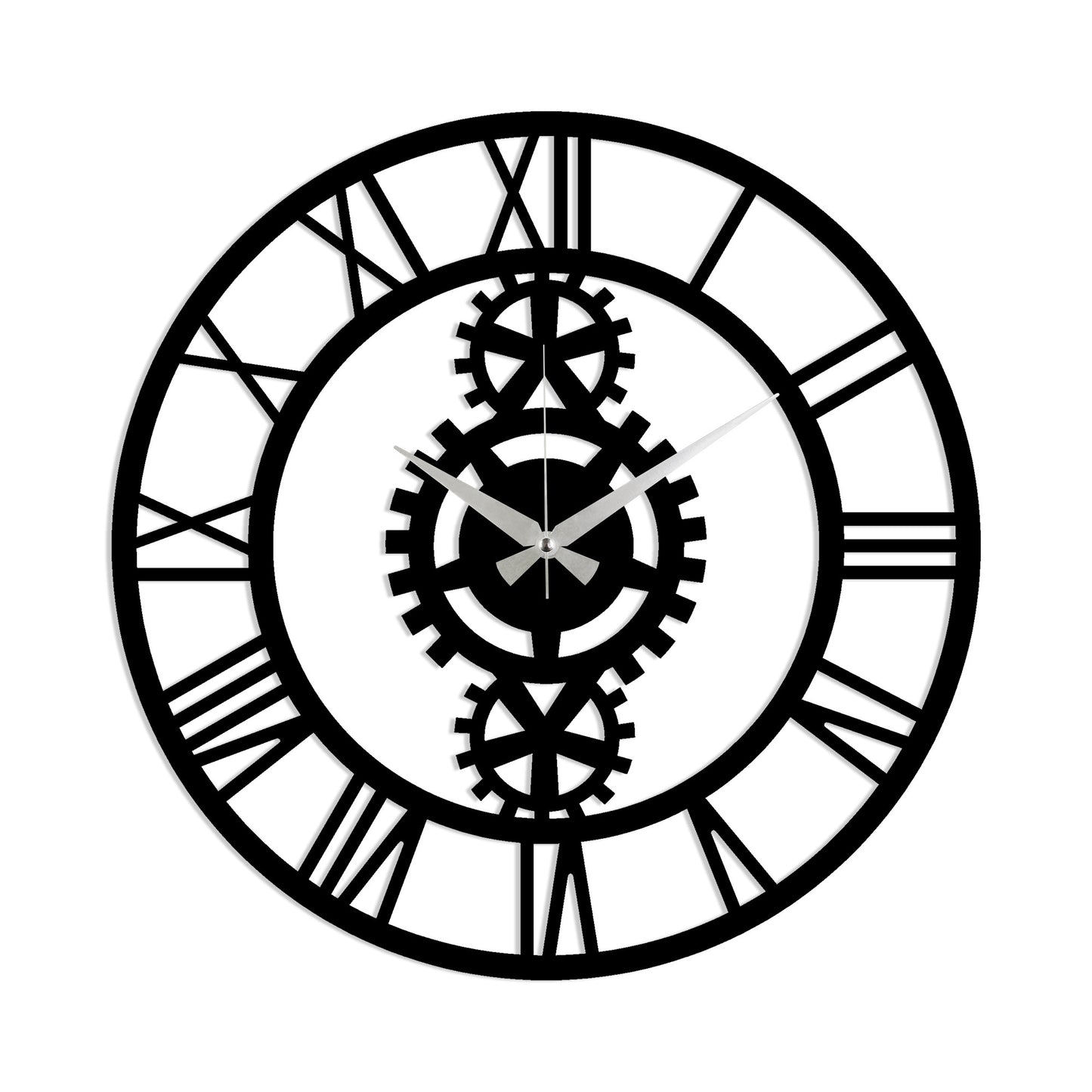 TAKK Metal Wall Clock 3 - Black - NordlyHome.dk