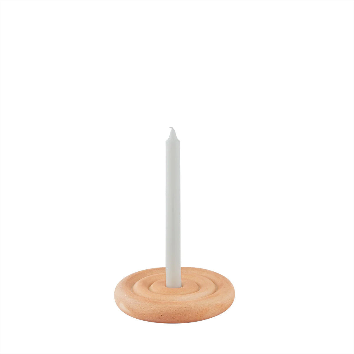 Savi Kerzenhalter aus Keramik - Niedrig - Beige