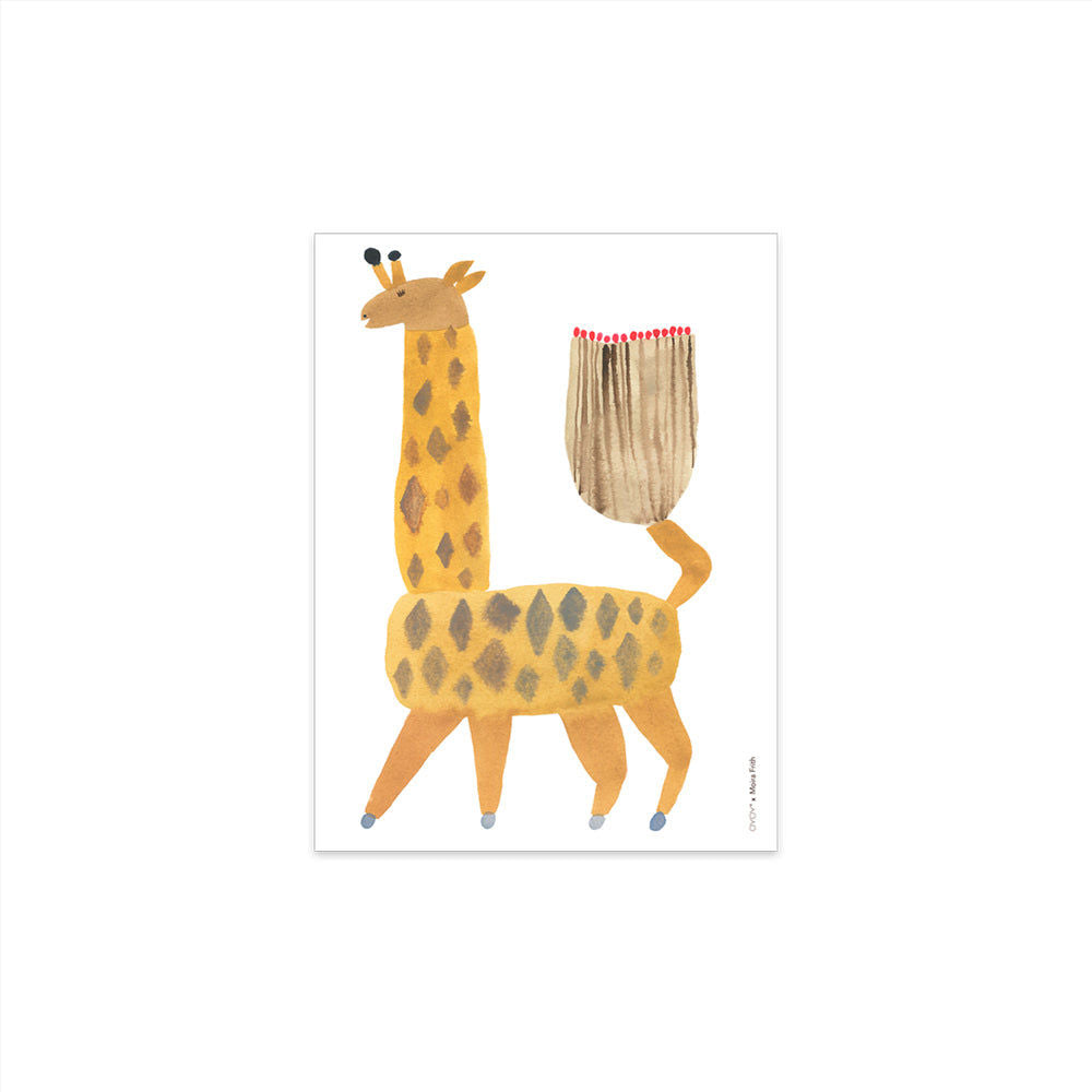 Poster 30x40 - Giraffe Noah - Moira Frith