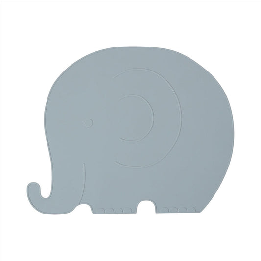 Tischset Henry Elefant - Dusty Blue