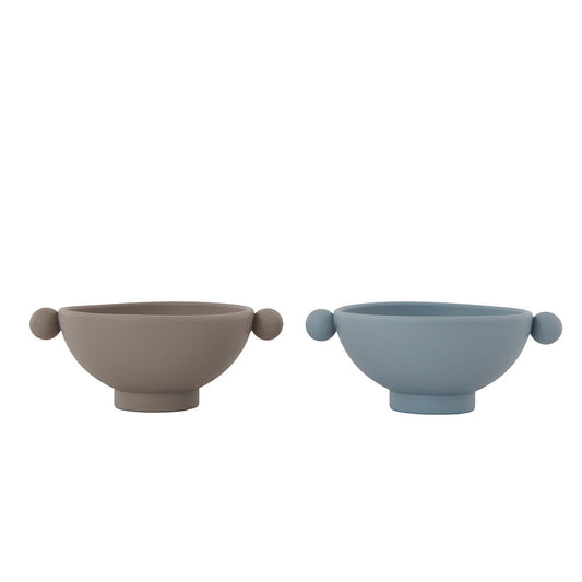 Tiny Inka Bowl - 2 Stück - Dusty Blue / Clay