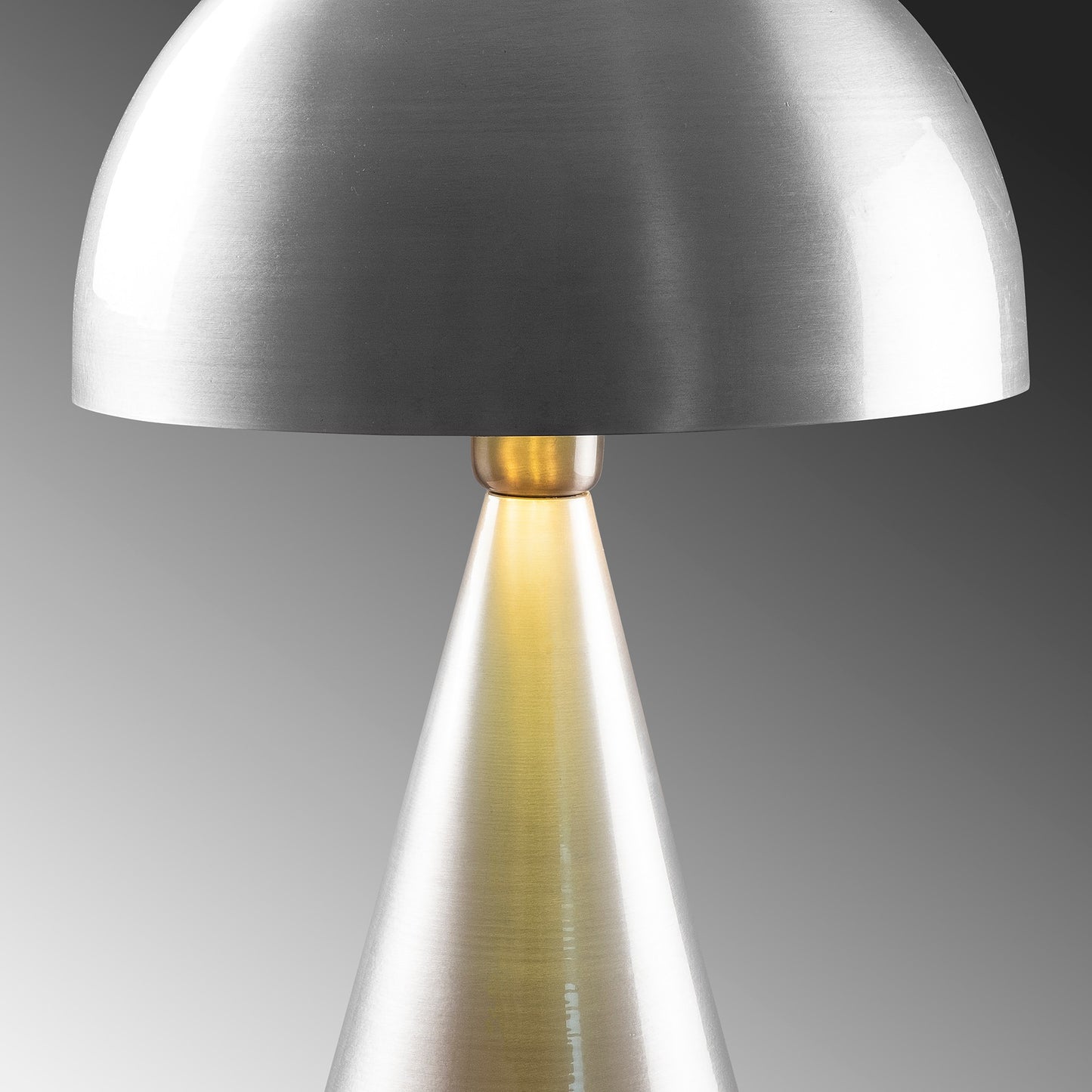 Bordlampe - Sølv turkis