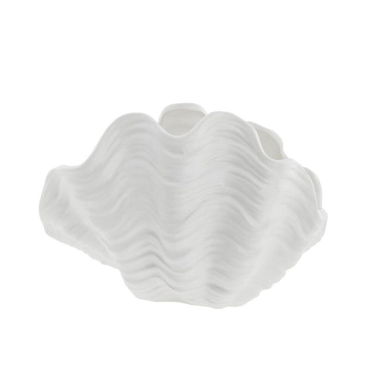 Sheline musling vase 26x19,5 cm. hvid