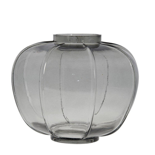 Dornia vase H20 cm. mørkegrå