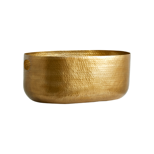 Nordal | LAIKA - Ovaler Korb, Medium, Gold