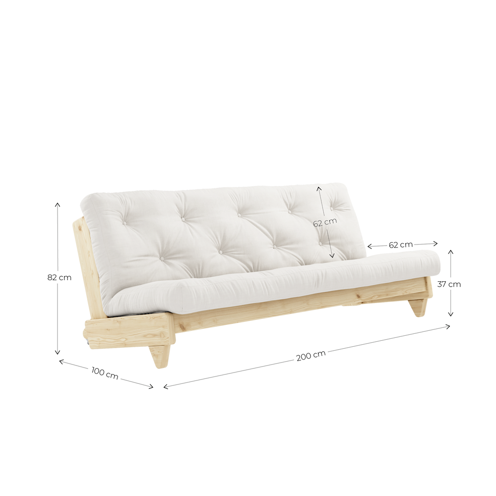 FRESH CLEAR LACQUERED W. FRESH MATTRESS MOCCA-3