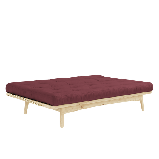 FOLK CLEAR LACQUERED W. 5-LAYER MIXED MATTRESS BORDEAUX-1