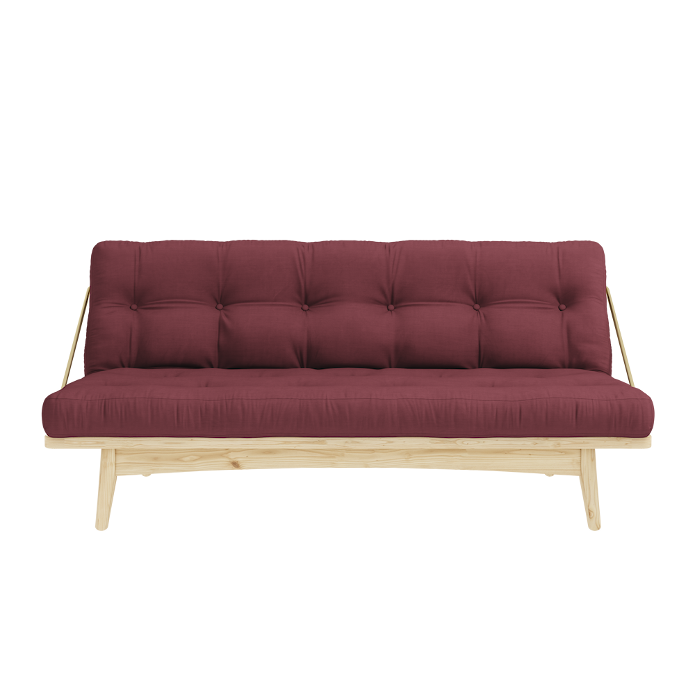 FOLK CLEAR LACQUERED W. 5-LAYER MIXED MATTRESS BORDEAUX-3