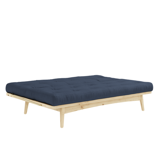 FOLK CLEAR LACQUERED W. 5-LAYER MIXED MATTRESS NAVY-1