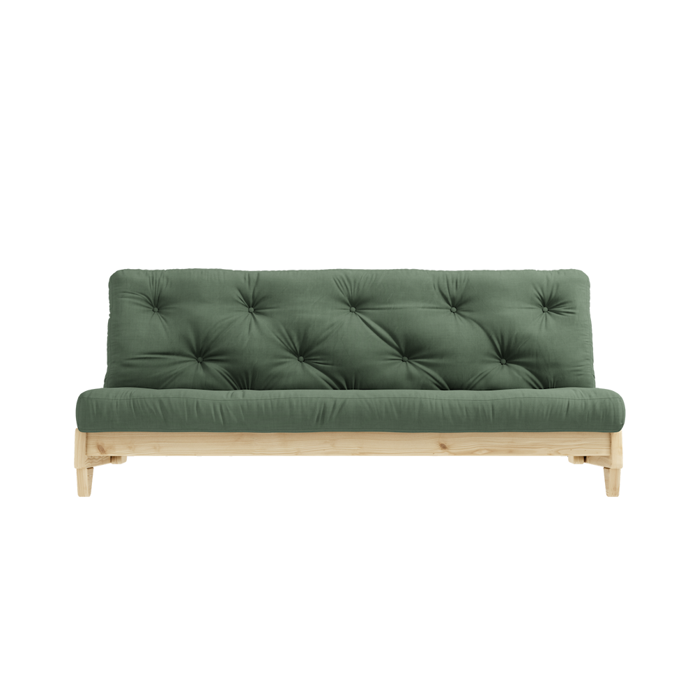 FRESH CLEAR LACQUERED W. FRESH MATTRESS OLIVE GREEN-2