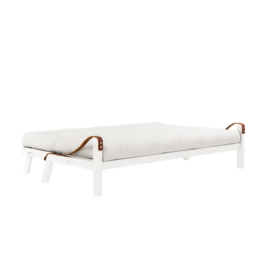POETRY WHITE LACQUERED W. 5-LAYER MIXED MATTRESS NATURAL-1